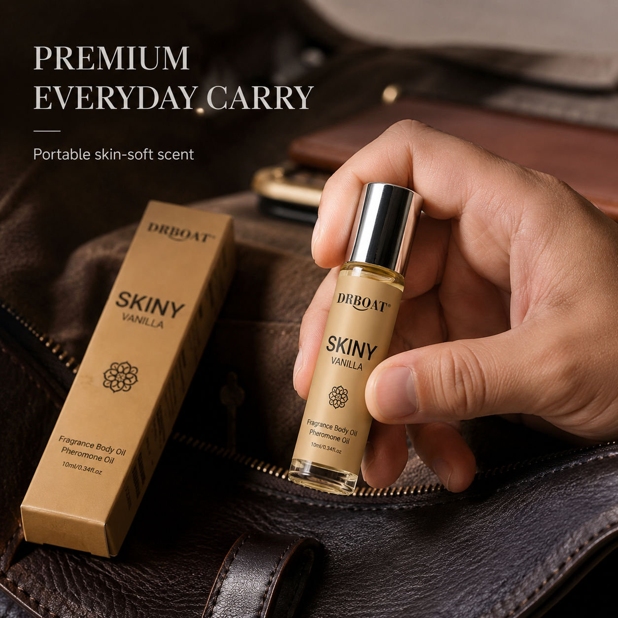 Perfume Fragrance Oil - 남성용 롤온 향수 오일, 피부처럼 부드러운