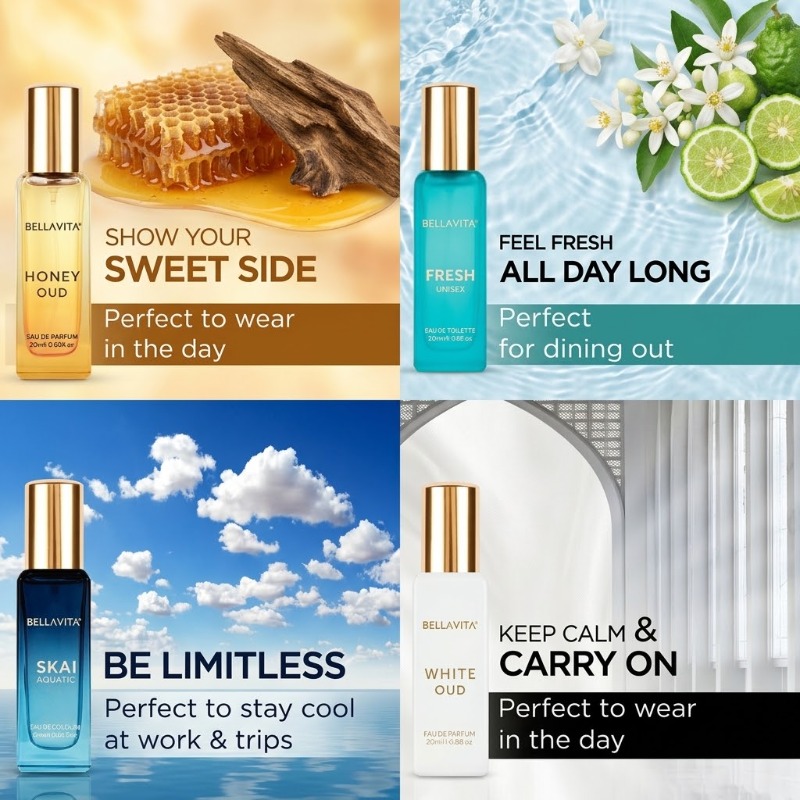 The Collection Perfume Fragrance - 20ml x 4개, 남녀공용 미니 향수